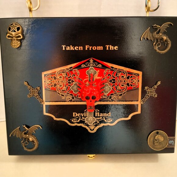 Original Suenos de Saundra Upcycled, Taken From the Devils Hand Cigar Box ,Purse - Picture 8 of 12